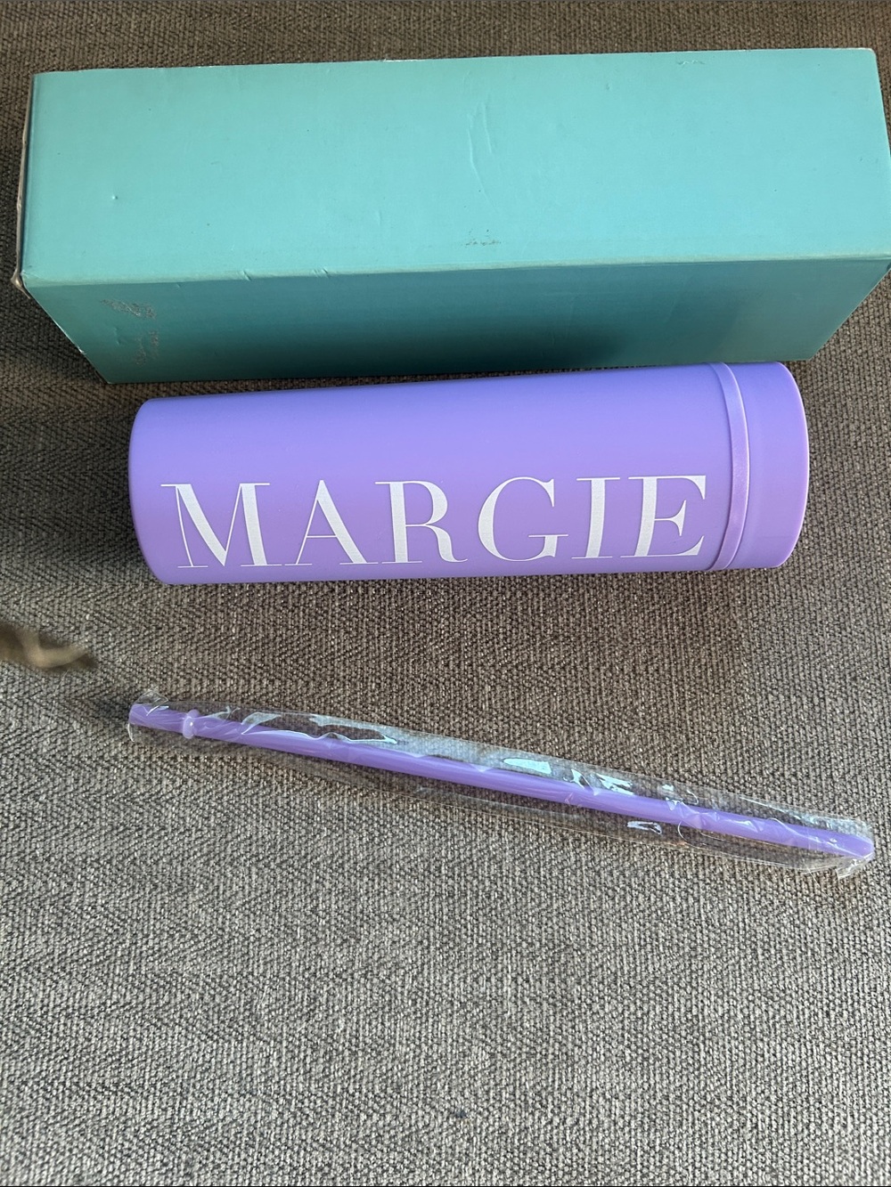 Margie Lavender travel mug